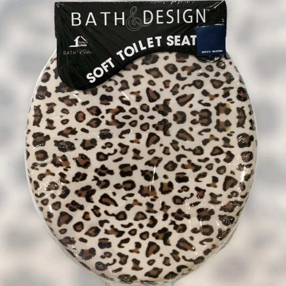 Animal Print Shower Hooks Set of 12 Resin Hooks Gazelle Leopard Multicol…